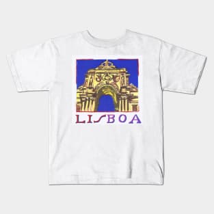 Rua Augusta. Lisbon Kids T-Shirt